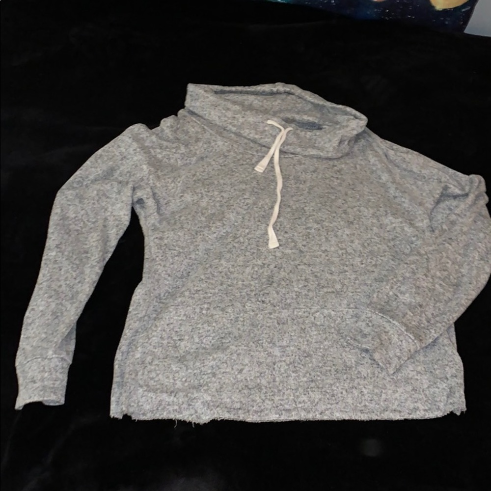 Loose turtleneck sweater